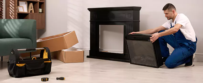 Old Rusted Metal Fireplace Repair And Replacement in Leavenworth, KS